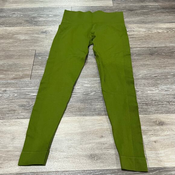 Set Active Kiwi Green Leggings Size Medium - Picture 4 of 6